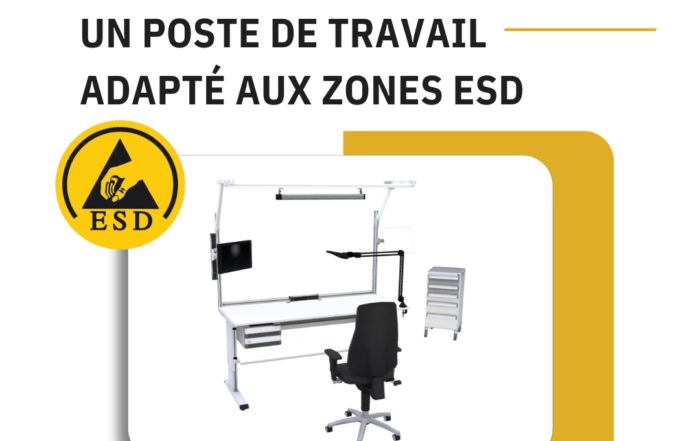 post de travail ESD Bien aménager son poste de travail ESD