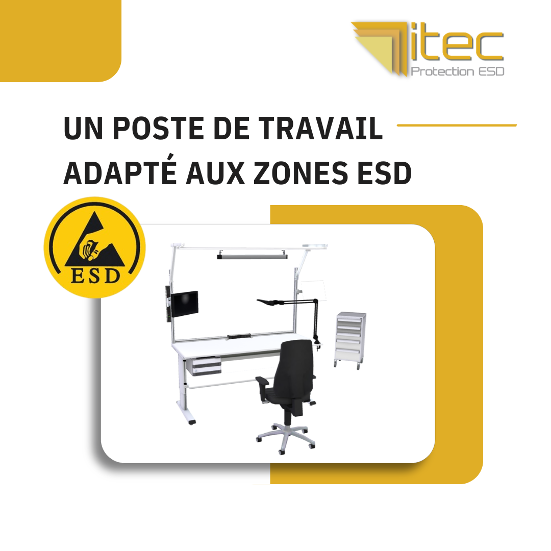 post de travail ESD Bien aménager son poste de travail ESD