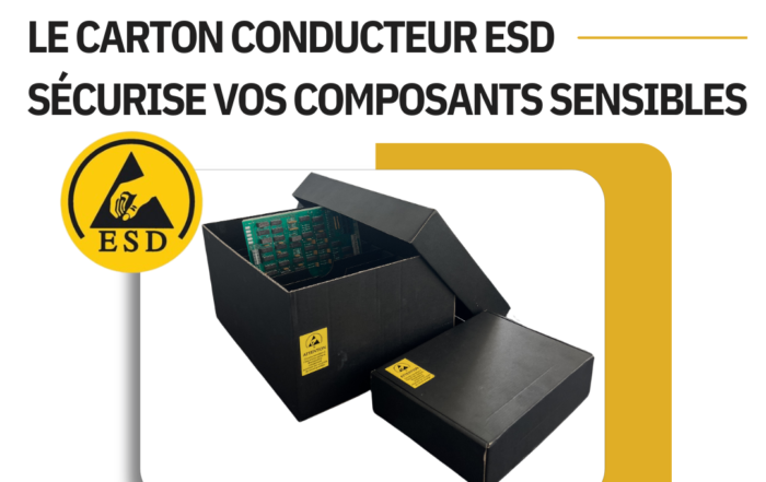 Emballage ESD Emballage carton ESD Carton conducteur ESD